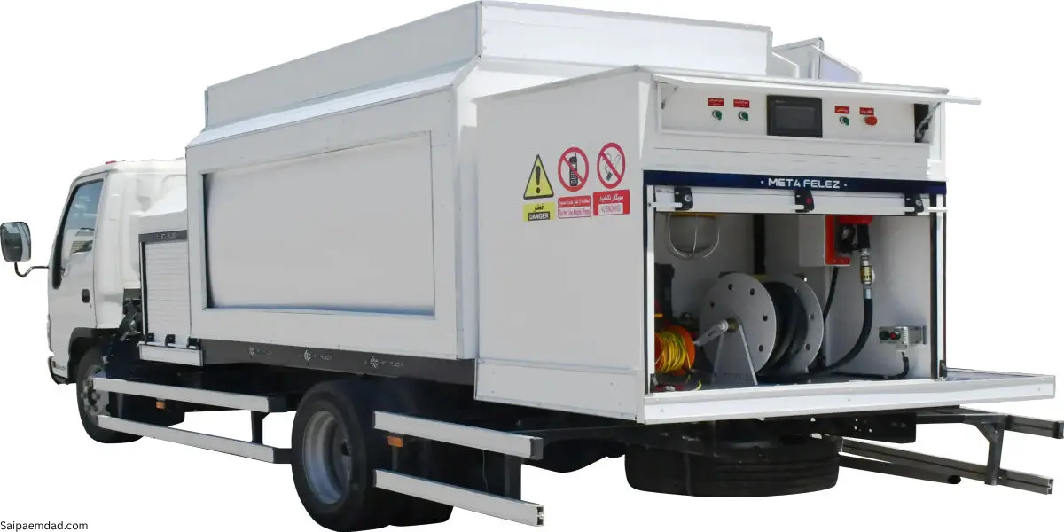 سوخت رسانی سیار ایمن با اتصال ارتینگ و نازل استاندارد در غرب تهران